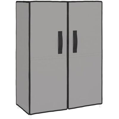 VIDAXL Bonne qualité - Armoire à chaussures - BONNIE - Commode à chaussures Gris 60x28x90cm Tissu - Meuble dentrée Coffre Rangement DECO Gris - Publicité VIDAXL Bonne qualité - Armoire à chaussures - BONNIE - Commode à chaussures Gris 60x28x90cm Tissu - Meuble dentrée Coffre Rangement DECO Gris - Publicité