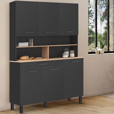 Idmarket Meuble de cuisine cina 120 cm - 6 portes et tiroir - Publicité Idmarket Meuble de cuisine cina 120 cm - 6 portes et tiroir - Publicité