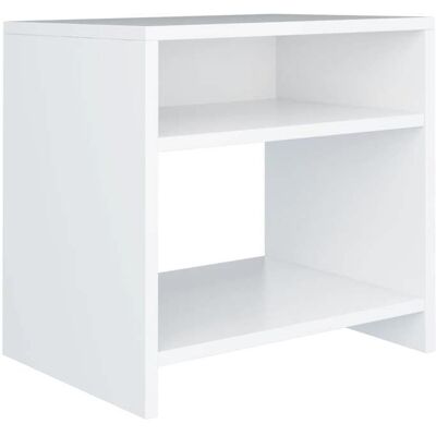 VIDAXL 14316& Table de chevet - Meuble de Rangement - Blanc 40x30x40 cm Bois dingénierie Blanc - Publicité VIDAXL 14316& Table de chevet - Meuble de Rangement - Blanc 40x30x40 cm Bois dingénierie Blanc - Publicité