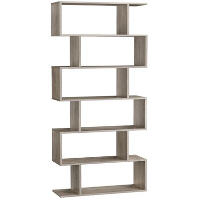 VASAGLE Bibliothèque Étagère à 6 Niveaux Meuble de rangement Cloison Séparateur pour Salon Chambre Bureau Grège Gris - Publicité VASAGLE Bibliothèque Étagère à 6 Niveaux Meuble de rangement Cloison Séparateur pour Salon Chambre Bureau Grège Gris - Publicité