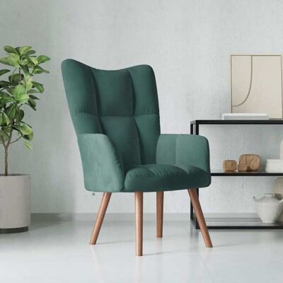 VIDAXL (Vert)Chaise individuel relax contemporain - SIGNOR - Fauteuil de relaxation Vert foncé Velours 245786 Vert - Publicité VIDAXL (Vert)Chaise individuel relax contemporain - SIGNOR - Fauteuil de relaxation Vert foncé Velours 245786 Vert - Publicité