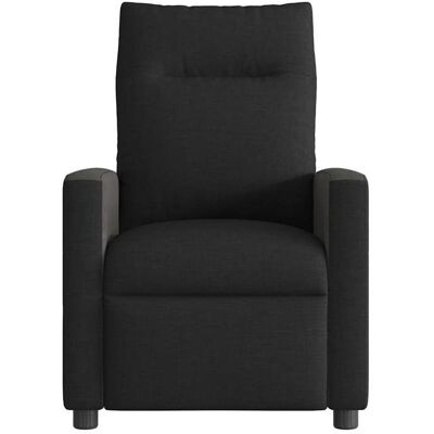 VIDAXL CLARENCE® Fauteuil TV/Chaise de salon/ Fauteuil inclinable - 1 PLACE - Noir Tissu LV4413 Noir - Publicité VIDAXL CLARENCE® Fauteuil TV/Chaise de salon/ Fauteuil inclinable - 1 PLACE - Noir Tissu LV4413 Noir - Publicité