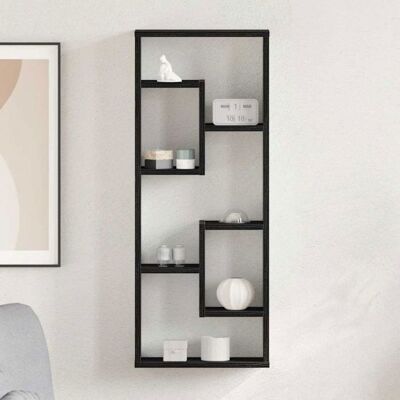 VIDAXL Étagère murale échelle chêne noir 36 x 16 x 90 cm - Bois dingénierie Noir - Publicité VIDAXL Étagère murale échelle chêne noir 36 x 16 x 90 cm - Bois dingénierie Noir - Publicité