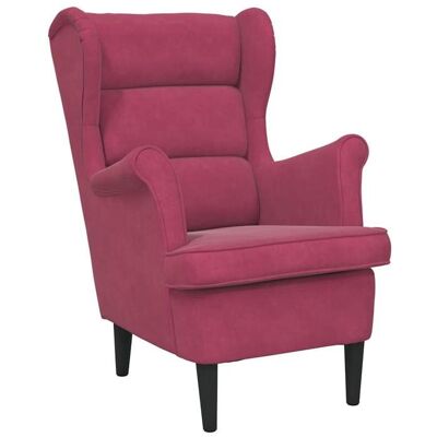 VIDAXL NEUF 2026 CHIC Chaise simple SWEETY Fauteuil de salon 1 PLACE rouge bordeaux velours 74x84x100 cm FF4578 Rouge - Publicité VIDAXL NEUF 2026 CHIC Chaise simple SWEETY Fauteuil de salon 1 PLACE rouge bordeaux velours 74x84x100 cm FF4578 Rouge - Publicité