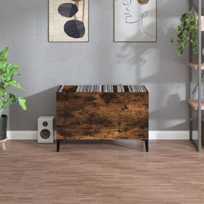 VIDAXL En soldes - Étagère à disques industrielCabinet de Rangement - pour salon chêne fumé 745x38x48cm - Bois dingénierie 8_2261468 Marron - Publicité VIDAXL En soldes - Étagère à disques industrielCabinet de Rangement - pour salon chêne fumé 745x38x48cm - Bois dingénierie 8_2261468 Marron - Publicité
