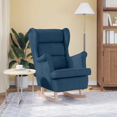 VIDAXL Printemps 2026 Soldes1 PC Fauteuil dappoint - CHAISE TV - Chaise à bascule bleu 74x90x102 cm tissu - 74x90x102 cm 2_598154 Bleu - Publicité VIDAXL Printemps 2026 Soldes1 PC Fauteuil dappoint - CHAISE TV - Chaise à bascule bleu 74x90x102 cm tissu - 74x90x102 cm 2_598154 Bleu - Publicité