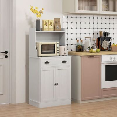 Generic Meuble armoire micro-ondes pour cuisine avec espace ouvert 1 tiroir et placard 2 portes 61 x 35 x 1254 cm blanc Blanc - Publicité Generic Meuble armoire micro-ondes pour cuisine avec espace ouvert 1 tiroir et placard 2 portes 61 x 35 x 1254 cm blanc Blanc - Publicité