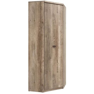 PEGANE Placard armoire dangle avec 1 porte coloris Chêne/Gris motif écriture - Longueur 745 x Largeur 745 x Hauteur 2055 cm Gris - Publicité PEGANE Placard armoire dangle avec 1 porte coloris Chêne/Gris motif écriture - Longueur 745 x Largeur 745 x Hauteur 2055 cm Gris - Publicité