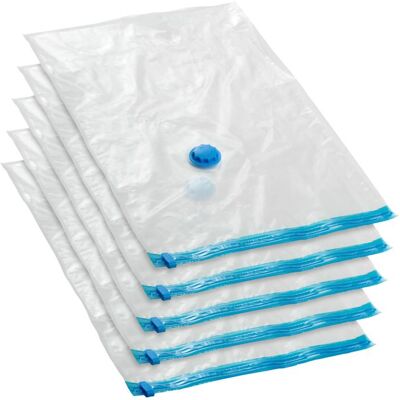 tectake Sacs de Vide - 5 pcs - 40x60 cm - Transparent - Publicité tectake Sacs de Vide - 5 pcs - 40x60 cm - Transparent - Publicité