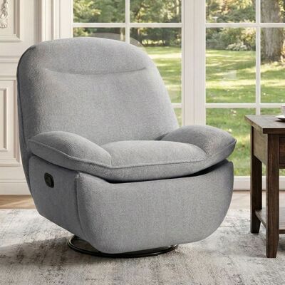 FlexiSpot XC6 Oval Fauteuil de Relaxation avec Bascule Pivotant 360° Charge 160Kg Dossier Inclinable Repose-Pied Gris Gris - Publicité FlexiSpot XC6 Oval Fauteuil de Relaxation avec Bascule Pivotant 360° Charge 160Kg Dossier Inclinable Repose-Pied Gris Gris - Publicité