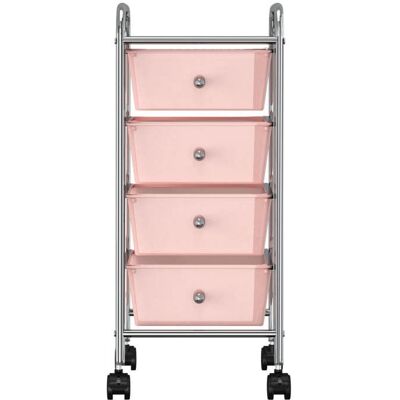 VIDAXL SALE 2025Chariot de rangement mobile à 4 tiroirs Rose Plastique chill273206 Rose - Publicité VIDAXL SALE 2025Chariot de rangement mobile à 4 tiroirs Rose Plastique chill273206 Rose - Publicité