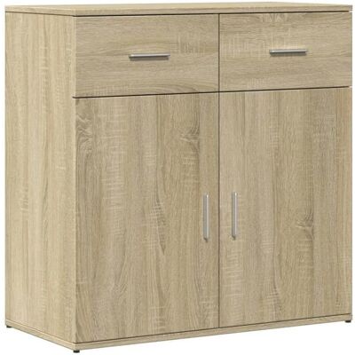 HELLOSHOP26 Buffet bahut commode armoire meuble de rangement organisateur cuisine salle de sejour salon sonoma 79 x 38 x 80 cm bois Marron - Publicité HELLOSHOP26 Buffet bahut commode armoire meuble de rangement organisateur cuisine salle de sejour salon sonoma 79 x 38 x 80 cm bois Marron - Publicité