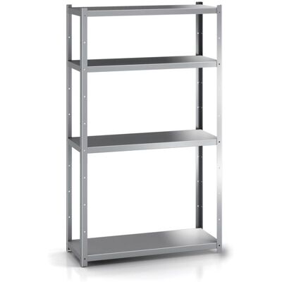 Etagère Inox Supplémentaire Sans Renforts Oméga P.400mm E. 10mm pour H. dÉchelle 2000mm - Distform - l1200- L1- P- h- Acier Inoxyd Gris - Publicité Etagère Inox Supplémentaire Sans Renforts Oméga P.400mm E. 10mm pour H. dÉchelle 2000mm - Distform - l1200- L1- P- h- Acier Inoxyd Gris - Publicité