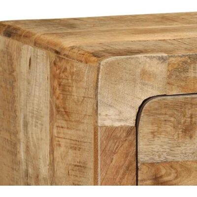 VIDAXL Promotion mai * Meuble TV - Armoire Basse Pour TV - mural 100x32x25 cm bois massif manguier brut EU99794104525 Marron - Publicité VIDAXL Promotion mai * Meuble TV - Armoire Basse Pour TV - mural 100x32x25 cm bois massif manguier brut EU99794104525 Marron - Publicité