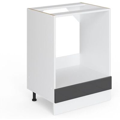 Armoire encastrée pour four Vicco Antracite 60cm - Publicité Armoire encastrée pour four Vicco Antracite 60cm - Publicité