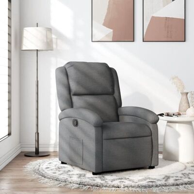 vidaXL Fauteuil Inclinable Chaise de Relaxation avec Dossier et Repose-Pied Siège Inclinable Fauteuil TV de Salon 371752 Gris - Publicité vidaXL Fauteuil Inclinable Chaise de Relaxation avec Dossier et Repose-Pied Siège Inclinable Fauteuil TV de Salon 371752 Gris - Publicité