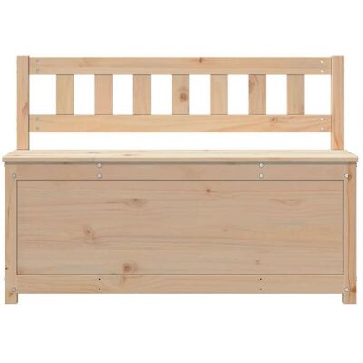 VIDAXL Black Friday Banc salon - JILL - Banquette/Coffre - 110x41x765 cm - Bois de pin massif BB467 Marron - Publicité VIDAXL Black Friday Banc salon - JILL - Banquette/Coffre - 110x41x765 cm - Bois de pin massif BB467 Marron - Publicité