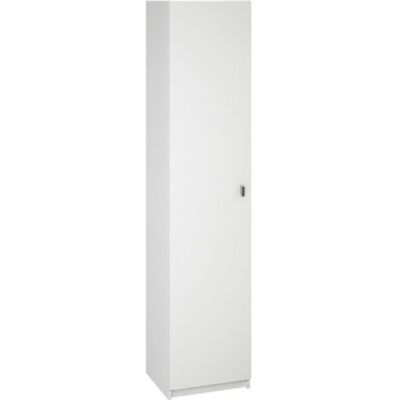PEGANE Armoire polyvalente coloris blanc - Hauteur 180 x Longueur 40 x Profondeur 35.6 cm Blanc - Publicité PEGANE Armoire polyvalente coloris blanc - Hauteur 180 x Longueur 40 x Profondeur 35.6 cm Blanc - Publicité