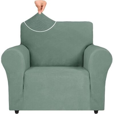 Housse de Fauteuil - Universelle - Vert Clair - Antidérapante - Protection Canapé - Hiver Vert - Publicité Housse de Fauteuil - Universelle - Vert Clair - Antidérapante - Protection Canapé - Hiver Vert - Publicité