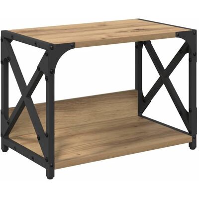 Support dimprimante en bois - vidaXL - Chêne artisanal - 44x26x315 cm - Rangement spacieux - Design industriel Marron - Publicité Support dimprimante en bois - vidaXL - Chêne artisanal - 44x26x315 cm - Rangement spacieux - Design industriel Marron - Publicité