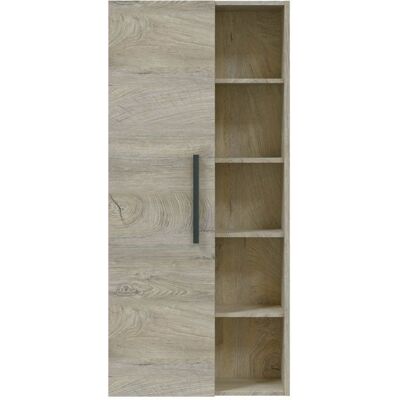 PEGANE Colonne salle de bain Suspendue avec 1 porte coloris Alaska chêne à nœuds - Hauteur 135 x Longueur 51 x Profondeur 25 cm Beige - Publicité PEGANE Colonne salle de bain Suspendue avec 1 porte coloris Alaska chêne à nœuds - Hauteur 135 x Longueur 51 x Profondeur 25 cm Beige - Publicité