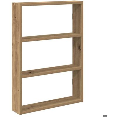 VIDAXL HSF®Étagère murale - Étagère Rangement pour livres/DVD - chêne artisanal 43x9x60 cm bois dingénierie cpw7596793 Marron - Publicité VIDAXL HSF®Étagère murale - Étagère Rangement pour livres/DVD - chêne artisanal 43x9x60 cm bois dingénierie cpw7596793 Marron - Publicité