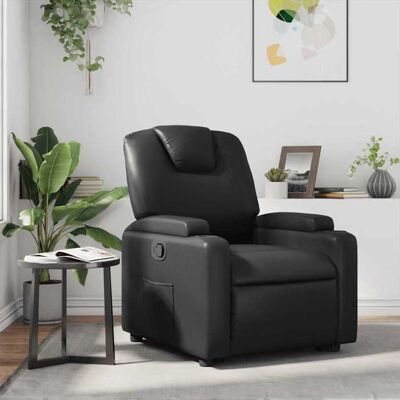 vidaXL Fauteuil Inclinable Chaise de Relaxation avec Porte-gobelets Siège avec Dossier et Accoudoirs Salle de Séjour 372389 Noir - Publicité vidaXL Fauteuil Inclinable Chaise de Relaxation avec Porte-gobelets Siège avec Dossier et Accoudoirs Salle de Séjour 372389 Noir - Publicité