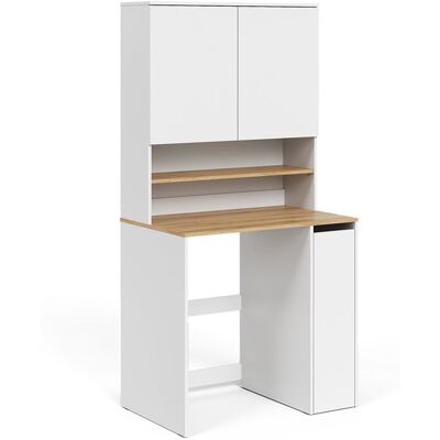 Armoire machine à laver Viktor 93.6x88.2cm 2 pièces avec étagère Blanc/Chêne Artisan Vicco 58030 Blanc - Publicité Armoire machine à laver Viktor 93.6x88.2cm 2 pièces avec étagère Blanc/Chêne Artisan Vicco 58030 Blanc - Publicité