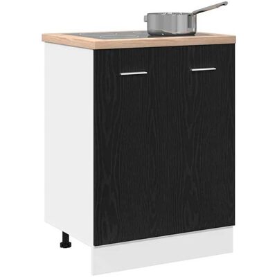 VIDAXL Décoratif - 1xMeuble BasVintageMeuble bas de cuisine Chêne Noir 60x46x815cm Bois Contreplaqué con9349004 Noir - Publicité VIDAXL Décoratif - 1xMeuble BasVintageMeuble bas de cuisine Chêne Noir 60x46x815cm Bois Contreplaqué con9349004 Noir - Publicité