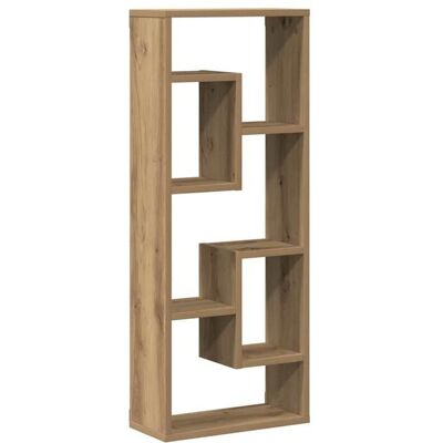 Étagère murale en bois dingénierie - vidaXL - Chêne artisanal - 36x16x90 cm - Capacité 40 kg - Moderne - Trapézoïdale - Publicité Étagère murale en bois dingénierie - vidaXL - Chêne artisanal - 36x16x90 cm - Capacité 40 kg - Moderne - Trapézoïdale - Publicité