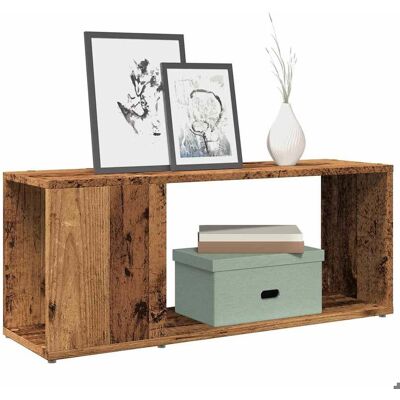 VIDAXL BEST-HOME Bibliothèque pour livre/DVD - armoire à livres - Meuble TV vieux - Bois 80x24x32cm - Bois dingénierie kvci38645 Marron - Publicité VIDAXL BEST-HOME Bibliothèque pour livre/DVD - armoire à livres - Meuble TV vieux - Bois 80x24x32cm - Bois dingénierie kvci38645 Marron - Publicité