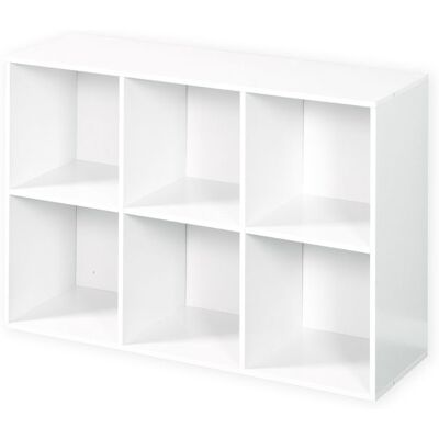 KARAT Étagère en bois Vermont Blanc 29 x 91 x 61 cm Blanc - Publicité KARAT Étagère en bois Vermont Blanc 29 x 91 x 61 cm Blanc - Publicité
