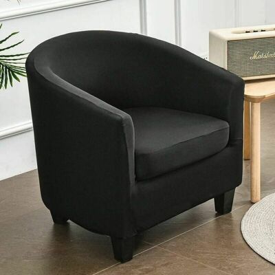 Housse de Fauteuil Cabriolet - PZCC - Lot de 2 - Antidérapante - Extensible - Noir Noir - Publicité Housse de Fauteuil Cabriolet - PZCC - Lot de 2 - Antidérapante - Extensible - Noir Noir - Publicité