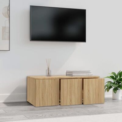 VIDAXL Printemps/été 2025 Meuble TV - chêne sonoma - JM - MODERNE Meuble TV - chêne sonoma - 80x34x30 cm Bois dingénierie 42920 Marron - Publicité VIDAXL Printemps/été 2025 Meuble TV - chêne sonoma - JM - MODERNE Meuble TV - chêne sonoma - 80x34x30 cm Bois dingénierie 42920 Marron - Publicité