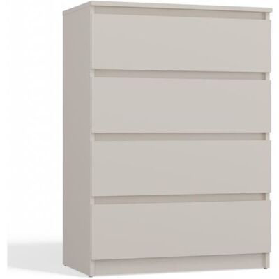 CDF ASTER T4 Commode chambre-bureau-salon 95.5x70x40 - 4 tiroirs beige Beige - Publicité CDF ASTER T4 Commode chambre-bureau-salon 95.5x70x40 - 4 tiroirs beige Beige - Publicité