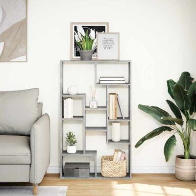 VIDAXL En soldes - Bibliothèque etagère de rangementmeuble Chambre Bureau gris béton 72x20x120cm - Bois dingénierie 8_8484311 Gris - Publicité VIDAXL En soldes - Bibliothèque etagère de rangementmeuble Chambre Bureau gris béton 72x20x120cm - Bois dingénierie 8_8484311 Gris - Publicité