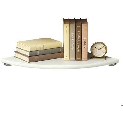 Relaxdays Étagère dangle murale HxLxP 3 x 30 x 30 cm bois de noyer blanc charge max. 5 kg salon déco Blanc - Publicité Relaxdays Étagère dangle murale HxLxP 3 x 30 x 30 cm bois de noyer blanc charge max. 5 kg salon déco Blanc - Publicité