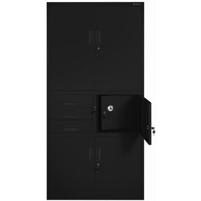 Armoire Métallique Jan Nowak - Filip II - 3 Compartiments - 900x1850x400 mm - Publicité Armoire Métallique Jan Nowak - Filip II - 3 Compartiments - 900x1850x400 mm - Publicité