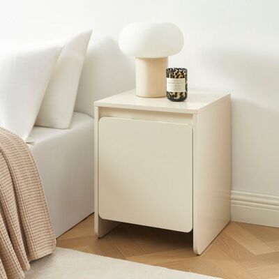 BAÏTA Table de chevet AKKA beige Beige - Publicité BAÏTA Table de chevet AKKA beige Beige - Publicité