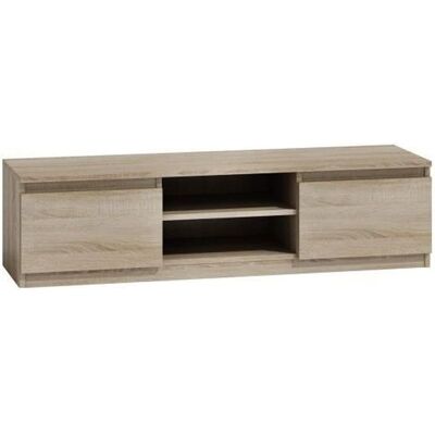 HUCOCO Tivoli - Meuble TV moderne - 140x40x36cm - Rangement TV & Audio - Publicité HUCOCO Tivoli - Meuble TV moderne - 140x40x36cm - Rangement TV & Audio - Publicité