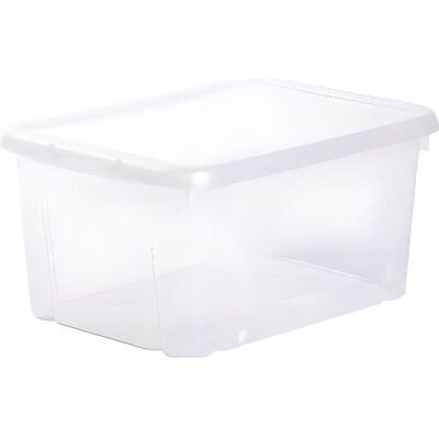 EDA PLASTIQUE Boîte de rangement Funny Box 8 L - Naturel - 31 x 234 x 154 cm Blanc - Publicité EDA PLASTIQUE Boîte de rangement Funny Box 8 L - Naturel - 31 x 234 x 154 cm Blanc - Publicité