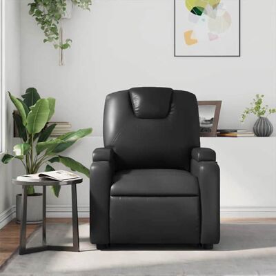 VIDAXL Noir Fauteuil inclinable - SOLOMON - Chaise TV - 1 PLACE - en similicuir noir FF4613 Noir - Publicité VIDAXL Noir Fauteuil inclinable - SOLOMON - Chaise TV - 1 PLACE - en similicuir noir FF4613 Noir - Publicité