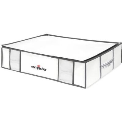 COMPACTOR Housse de rangement sous vide blanc 45 x 65 x H.15.5 cm Blanc - Publicité COMPACTOR Housse de rangement sous vide blanc 45 x 65 x H.15.5 cm Blanc - Publicité