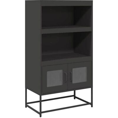 VIDAXL Buffet haut-Armoire de chambre - multi-rangement - noir 68x39x123cm acier NEUF - BM 8663154 Noir - Publicité VIDAXL Buffet haut-Armoire de chambre - multi-rangement - noir 68x39x123cm acier NEUF - BM 8663154 Noir - Publicité