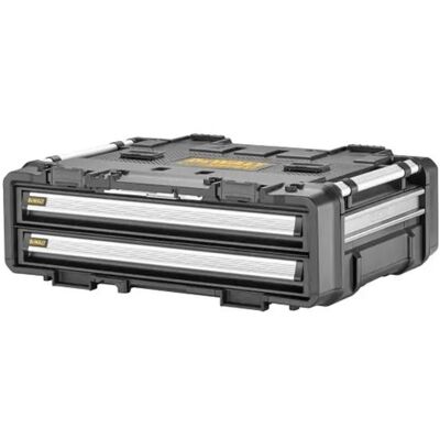 Organisateur avec 2 tiroirs TOUGHSYSTEM 2.0 DXL - DEWALT - DWST08520-1 Noir - Publicité Organisateur avec 2 tiroirs TOUGHSYSTEM 2.0 DXL - DEWALT - DWST08520-1 Noir - Publicité