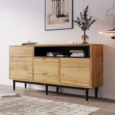 ModernLuxe - Buffet bas - 3 portes - Buffet - Publicité ModernLuxe - Buffet bas - 3 portes - Buffet - Publicité