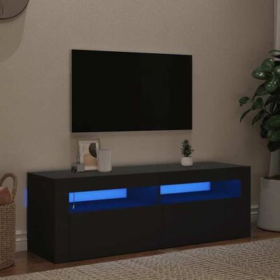 VIDAXL SALE 2026 Armoire TV moderne Noir - Meuble TV avec lumières LED noir 120x35x40cm PRO642823234 Noir - Publicité VIDAXL SALE 2026 Armoire TV moderne Noir - Meuble TV avec lumières LED noir 120x35x40cm PRO642823234 Noir - Publicité