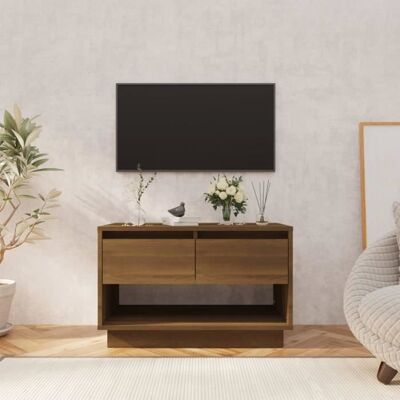 vidaXL Meuble TV Chêne marron 70 x 41 x 44 cm Aggloméré Marron - Publicité vidaXL Meuble TV Chêne marron 70 x 41 x 44 cm Aggloméré Marron - Publicité