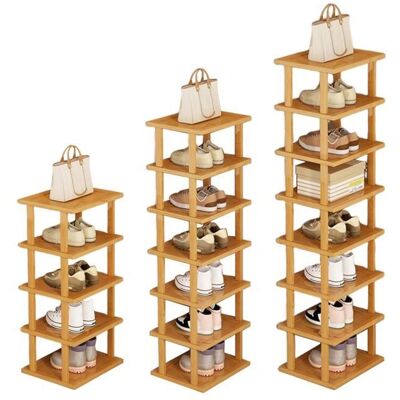 Étagère à Chaussures à 7 Niveaux Meuble à Chaussures Blanc en Bois -M Blanc - Publicité Étagère à Chaussures à 7 Niveaux Meuble à Chaussures Blanc en Bois -M Blanc - Publicité