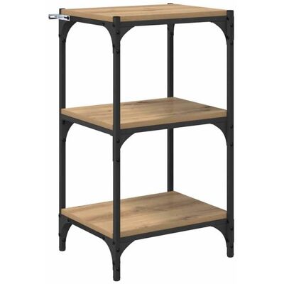 VIDAXL Marron ÉtagèreBibliothèque - bureau/Salon - Meuble de rangement - chêne artisanal 40 x 33 x 70.5 cm @EU380737 Marron - Publicité VIDAXL Marron ÉtagèreBibliothèque - bureau/Salon - Meuble de rangement - chêne artisanal 40 x 33 x 70.5 cm @EU380737 Marron - Publicité